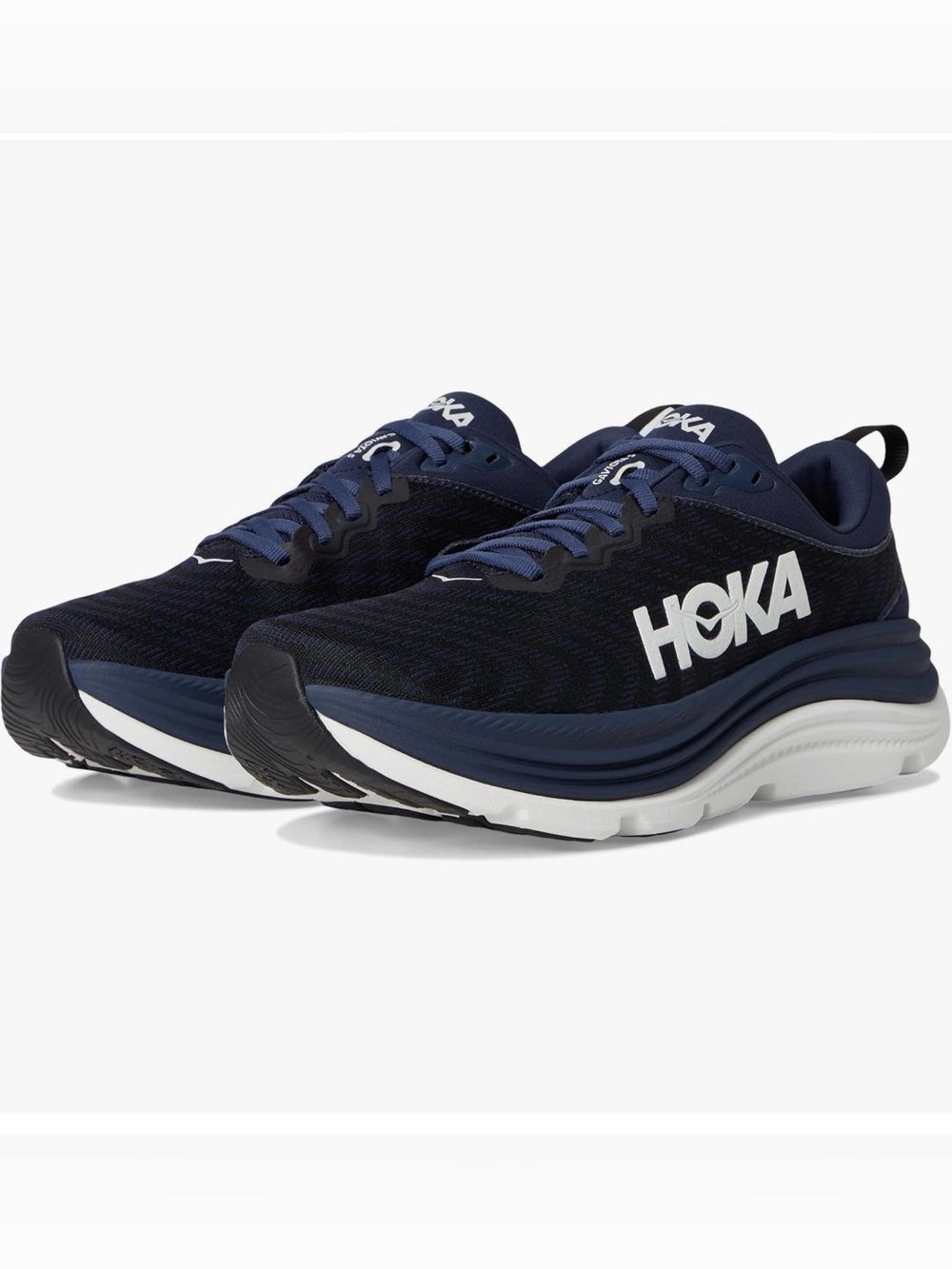 Hoka One One Gaviota 5 Men's US Size 10.5 Varsity Navy/White 1127929 BWHT